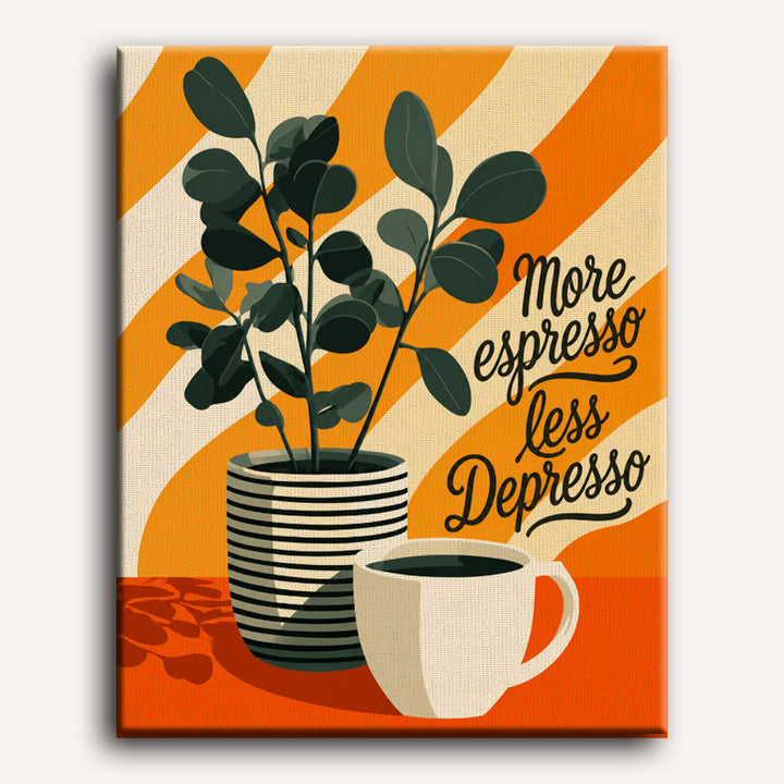 Malen nach Zahlen - Mehr Espresso