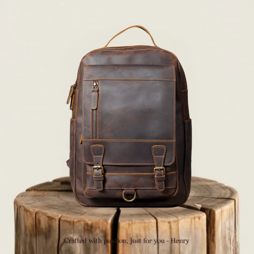Moritz | Brown Leather Backpack