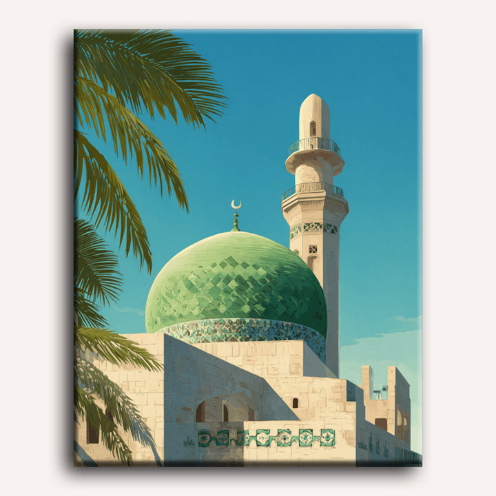 Malen nach Zahlen - Moschee