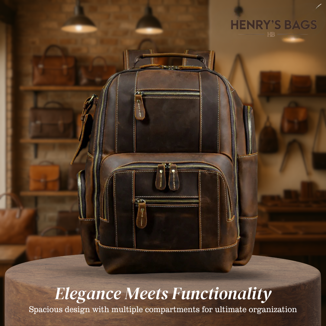 Nathan | Fashion Ample Leather Backpack (BUY 1 GET 1 FREE)