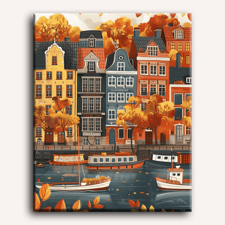 Malen nach Zahlen - Nordischer Herbst