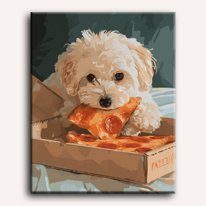Malen nach Zahlen - Pizza Liebhaber