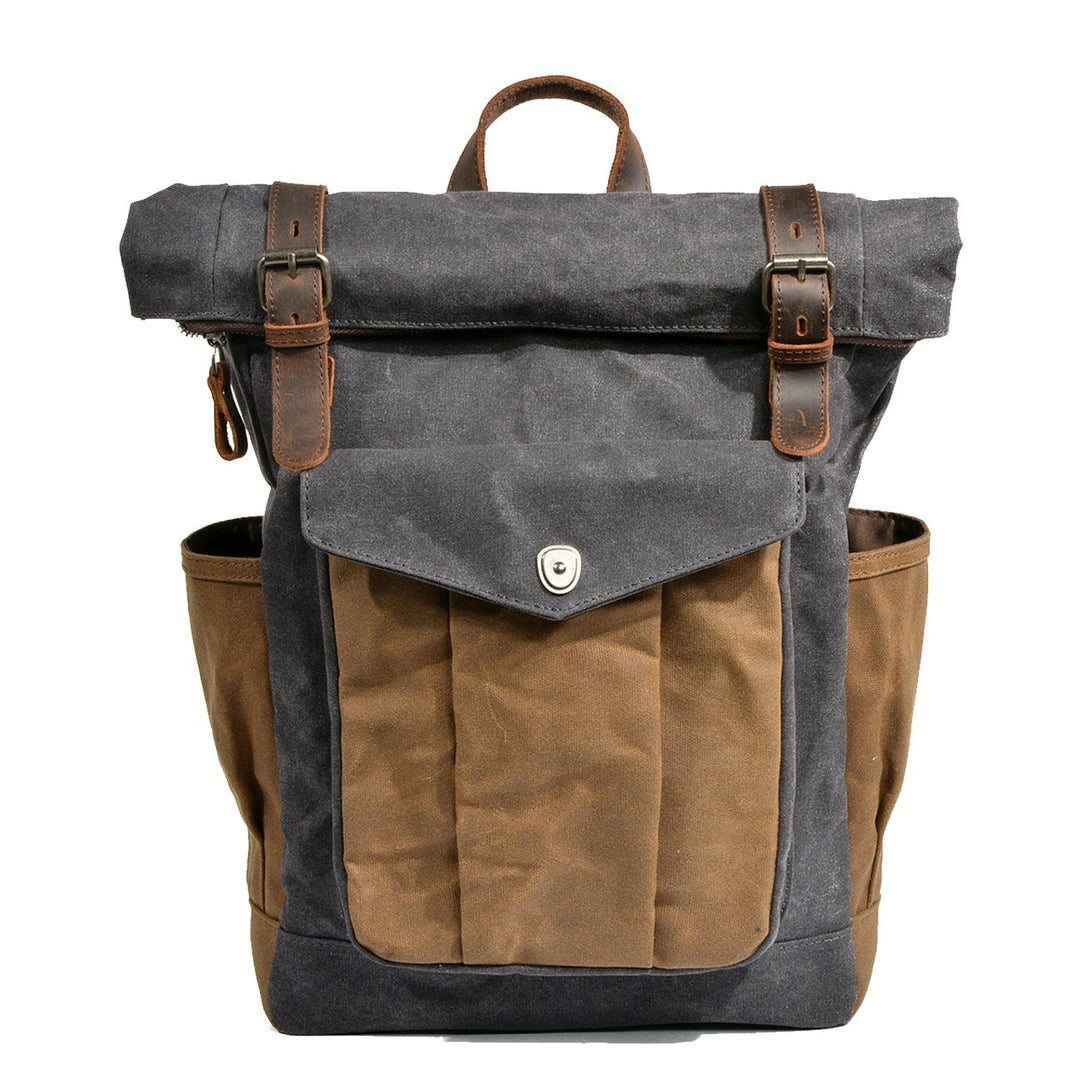 Marseille | Vaxad Canvas Roll-top Backpack (BUY 1 GET 1 FREE)