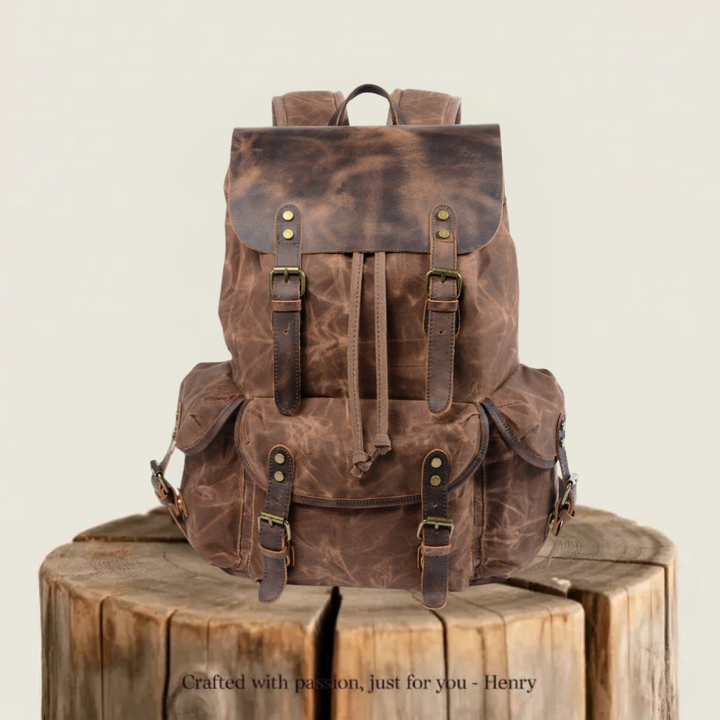Salzburg | Canvas Leather Backpack (BUY 1 GET 1 FREE)