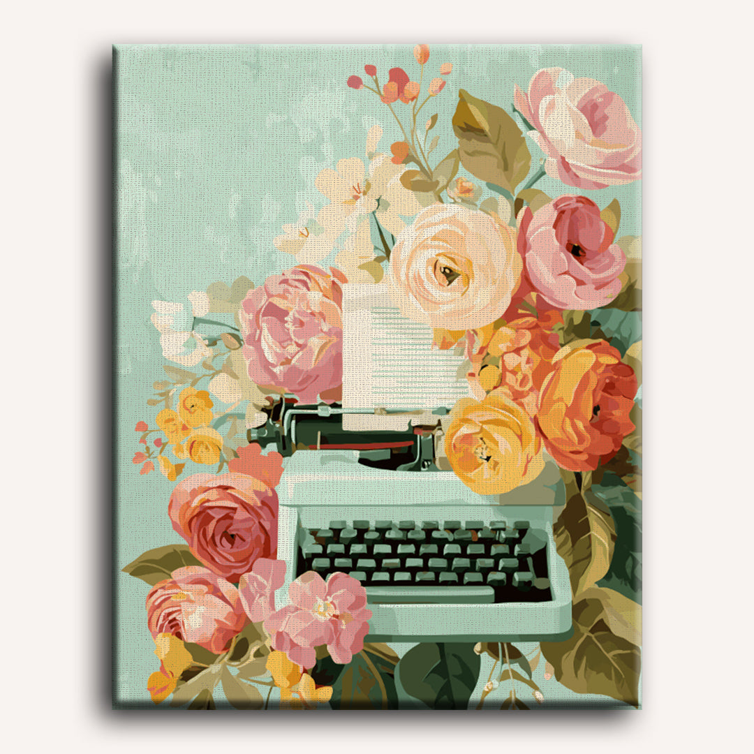 Malen nach Zahlen - Der Garten des Schriftstellers