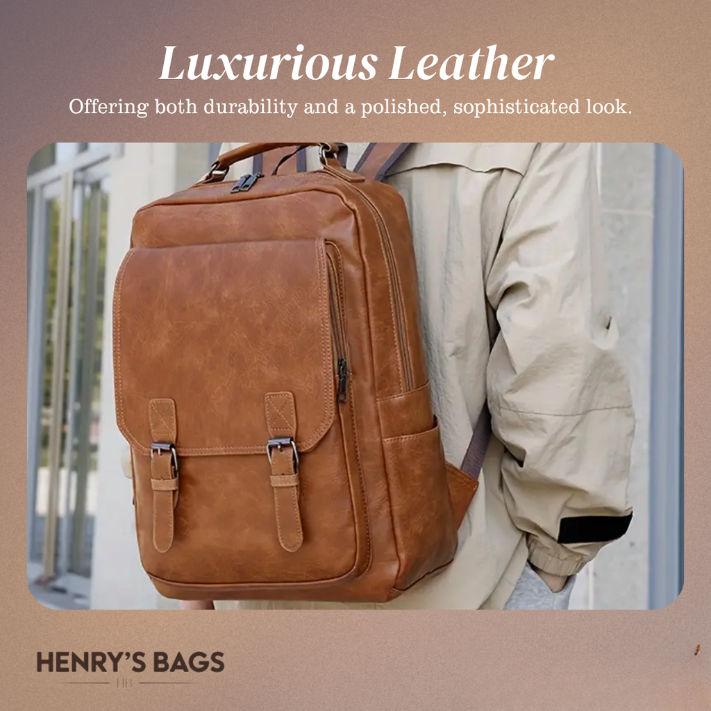 Theo | Premium Leather Backpack