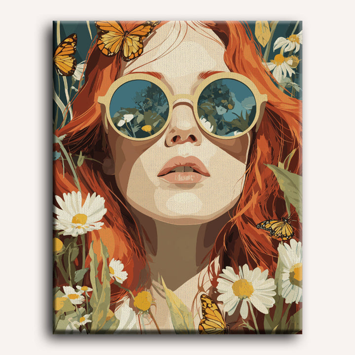 Malen nach Zahlen - Durch florale Brille
