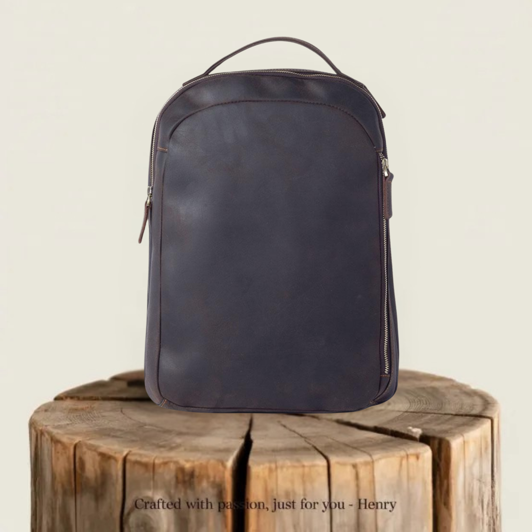 Toledo | Brown Leather Backpack