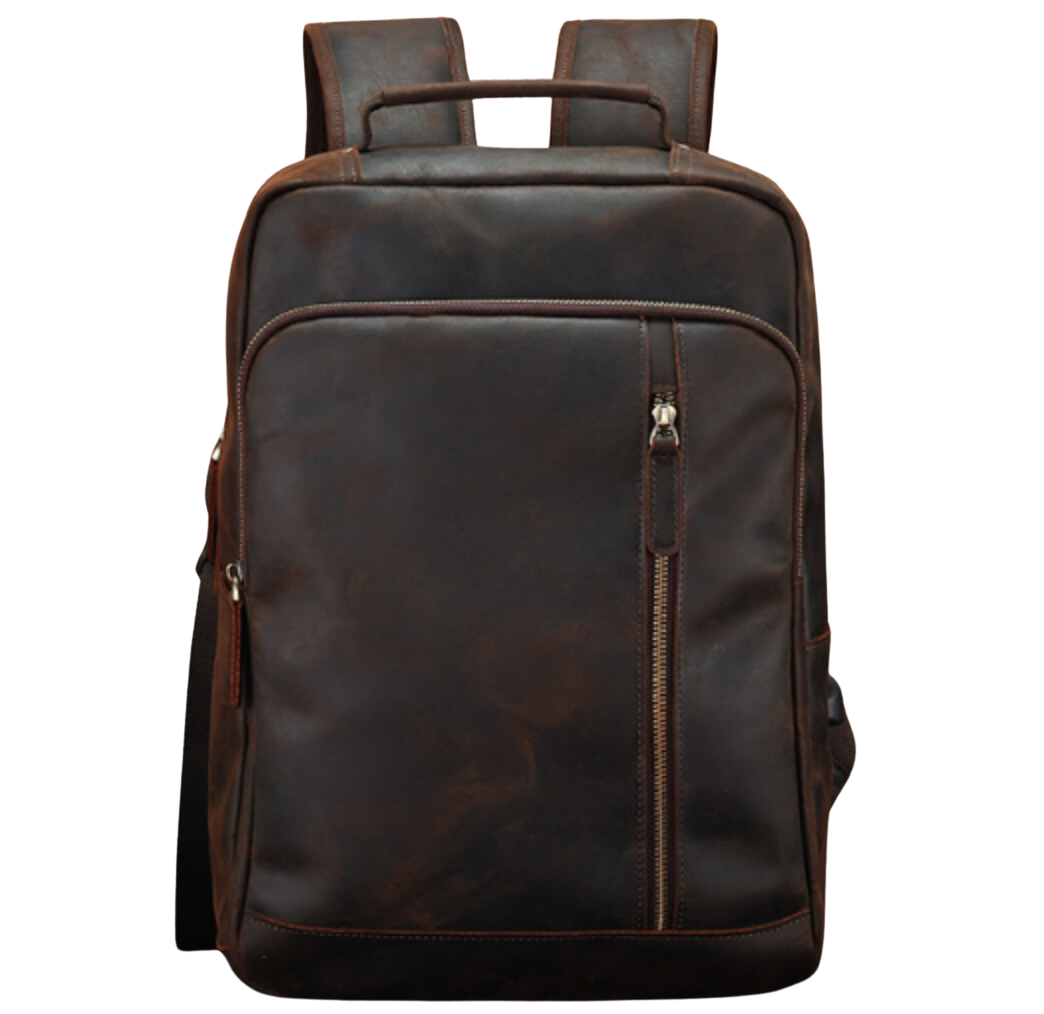 Portly | Crazy Horse Leather Backpack (BUY 1 GET 1 FREE)