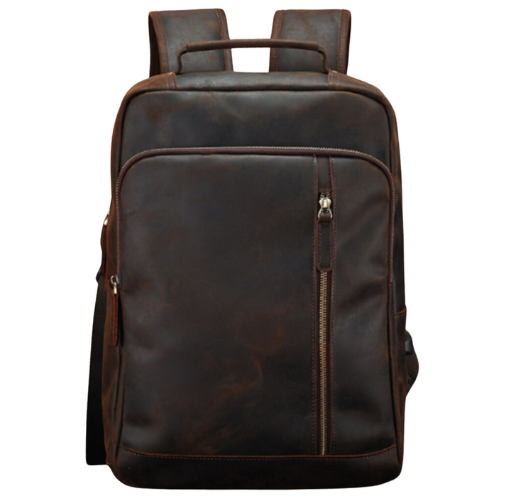 Portly | Crazy Horse Leather Backpack (BUY 1 GET 1 FREE)