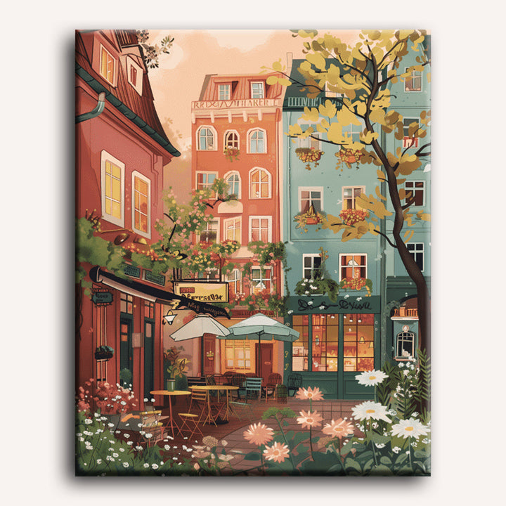 Malen nach Zahlen - Städtischer Garten