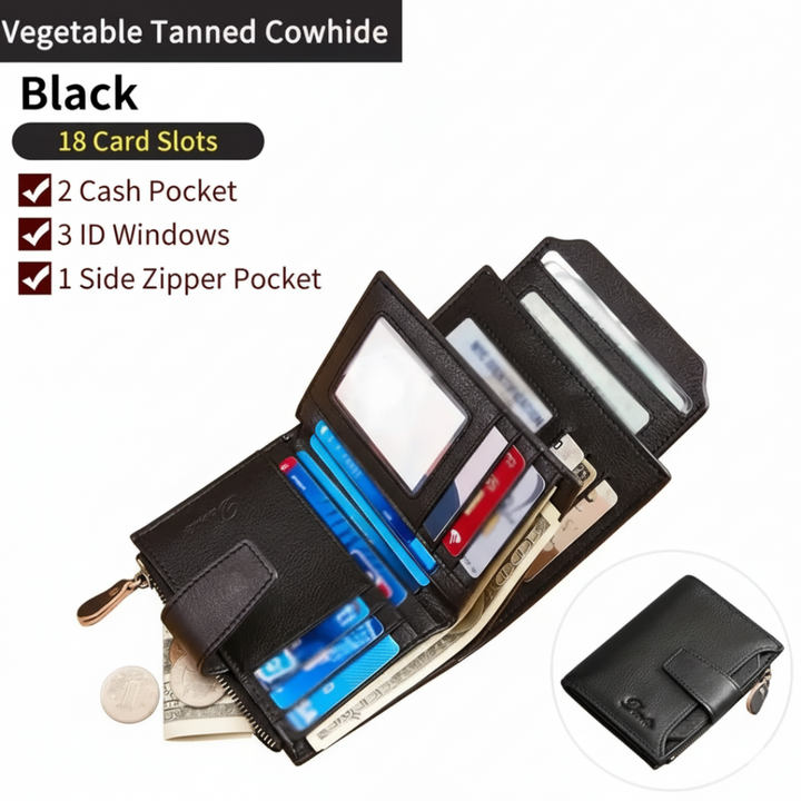 Liam | Vintage RFID Leather Wallet (BUY 1 GET 1 FREE)