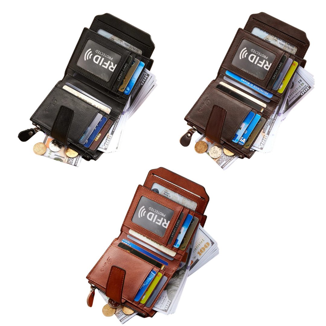 Liam | Vintage RFID Leather Wallet (BUY 1 GET 1 FREE)