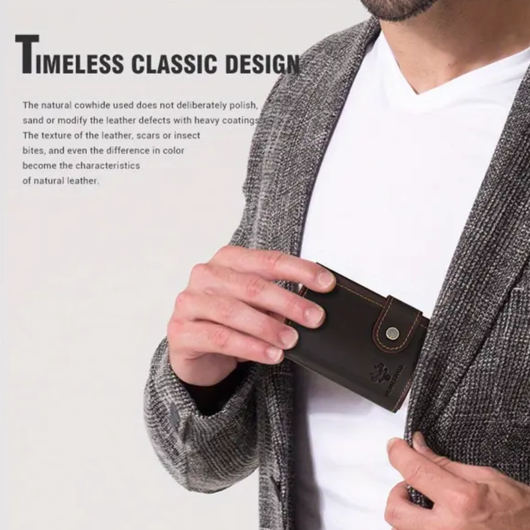 Mark | RFID Leather Money Clip | Wallet (BUY 1 GET 1 FREE)