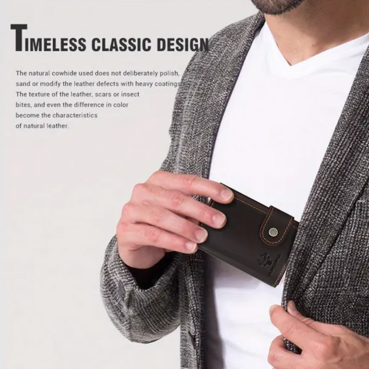 Mark | RFID Leather Money Clip | Wallet (BUY 1 GET 1 FREE)
