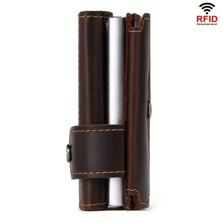 Mark | RFID Leather Money Clip | Wallet (BUY 1 GET 1 FREE)