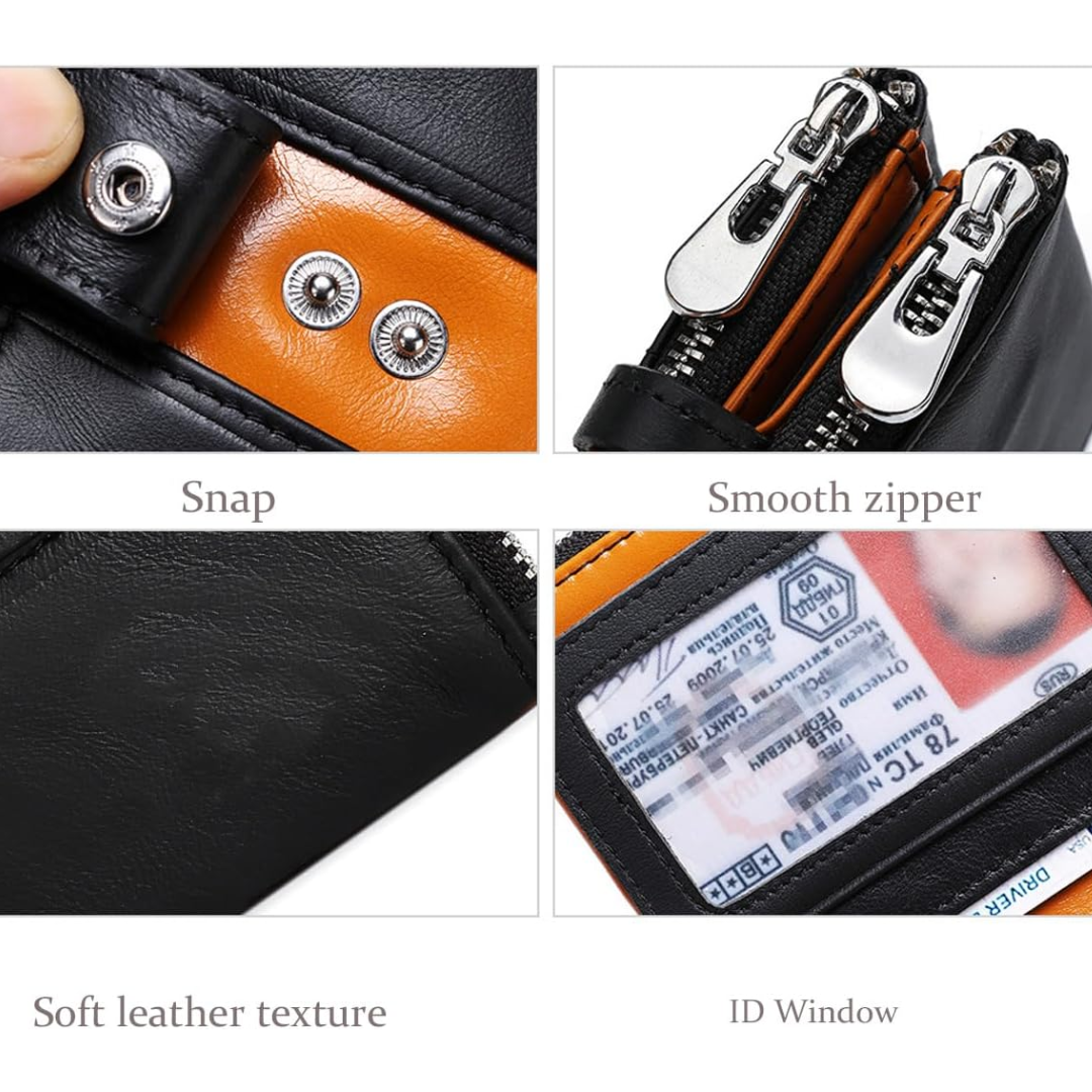 Roque | Leather Chain Strap with Multiple Compartments | Wallet (BUY 1 GET 1 FREE)
