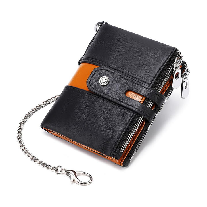Roque | Leather Chain Strap with Multiple Compartments | Wallet (BUY 1 GET 1 FREE)