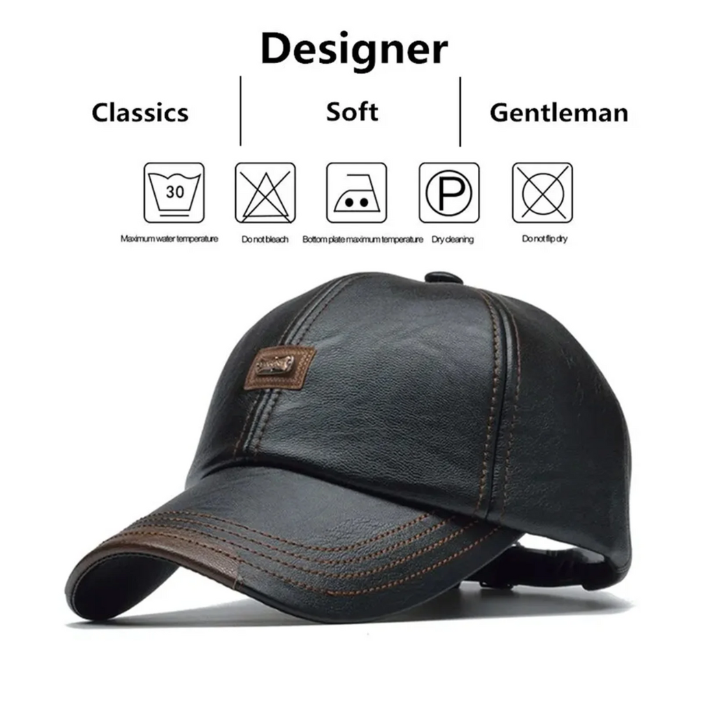 Daniel | Classic Leather-Style Baseball Cap