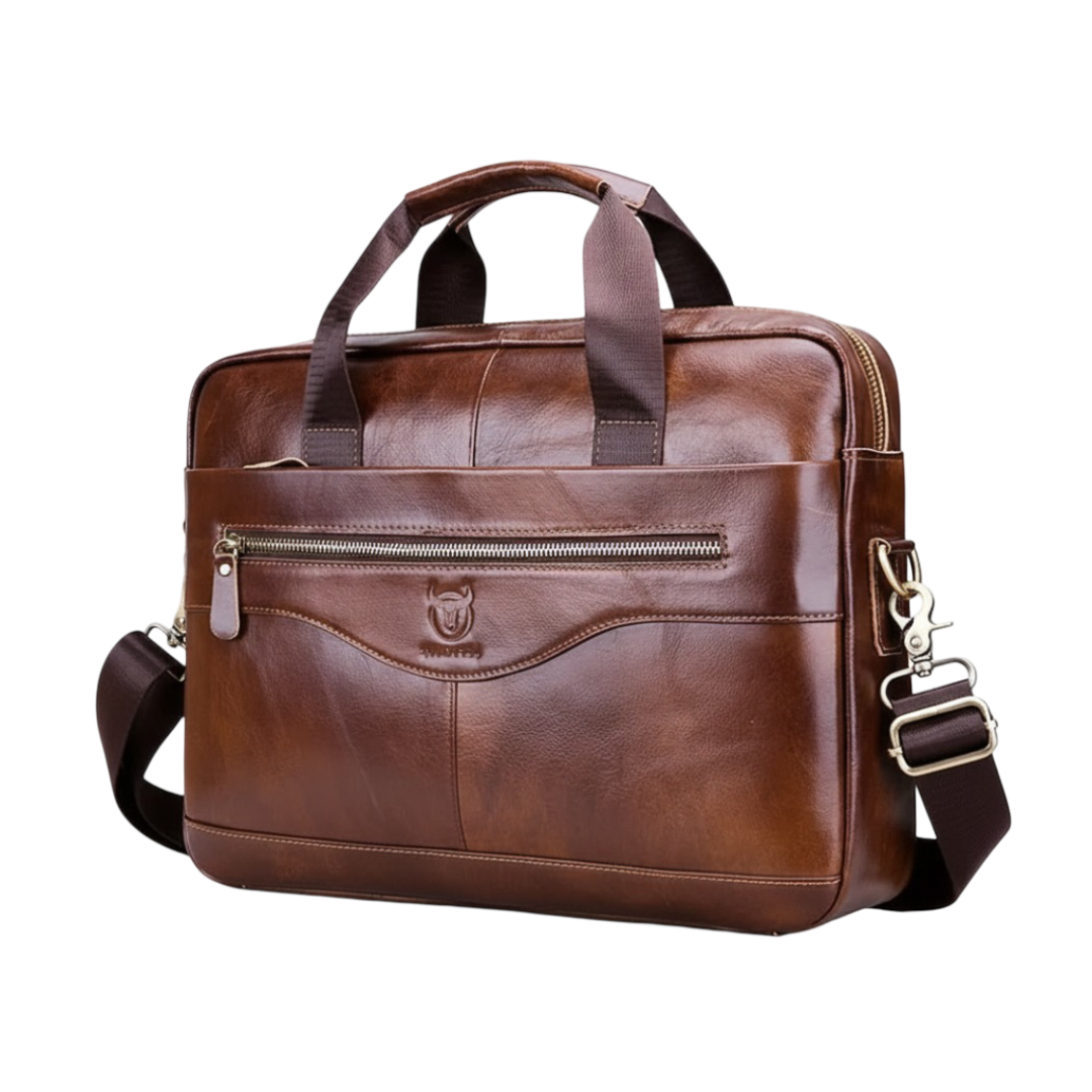 Jacob | Leather Spacious Briefcase Messenger Bag