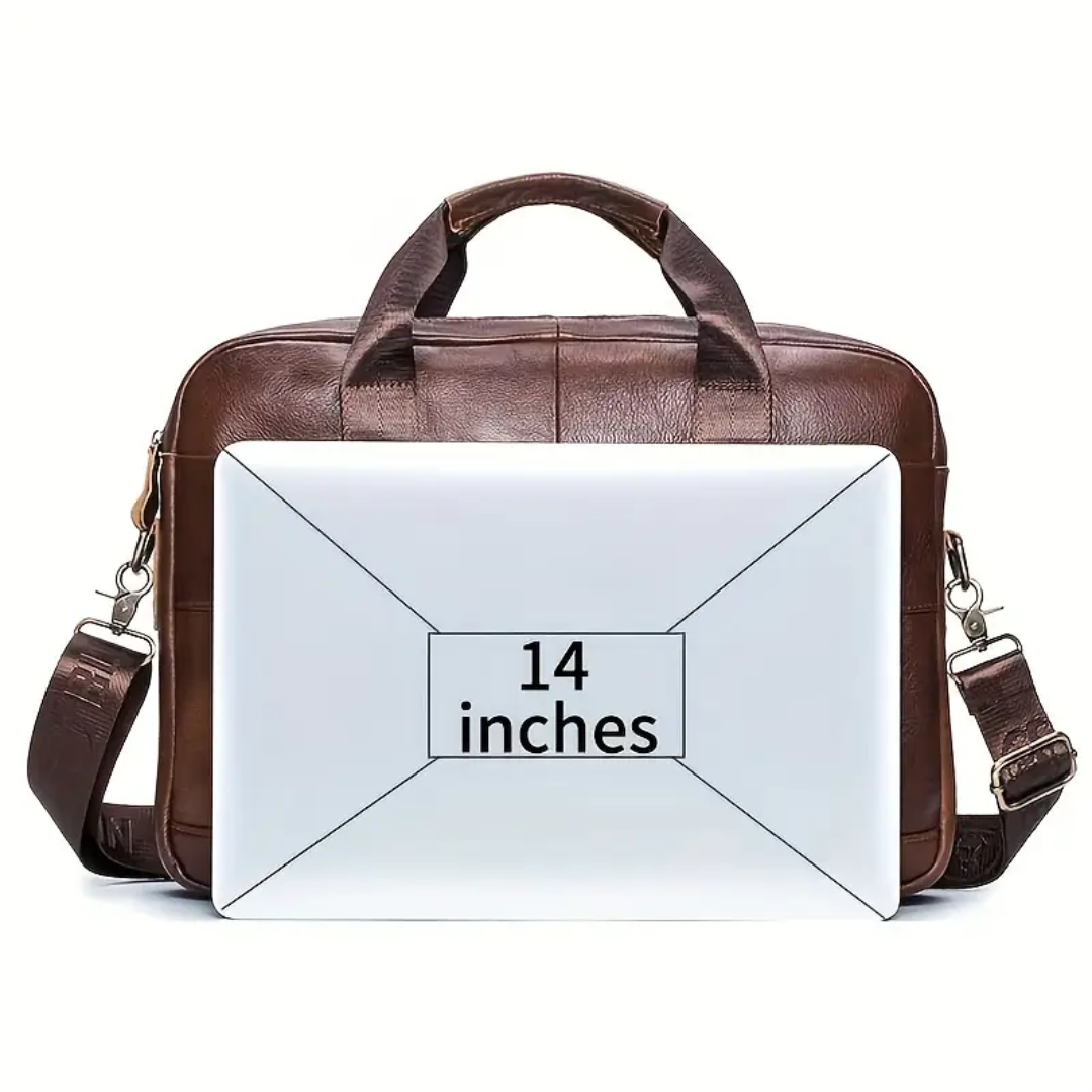 Jacob | Leather Spacious Briefcase Messenger Bag (BUY 1 GET 1 FREE)