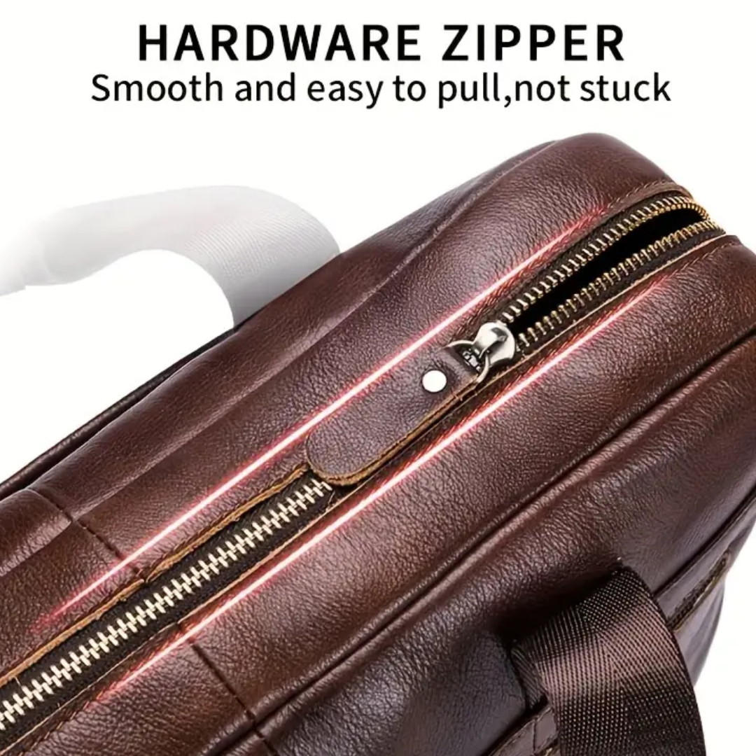 Jacob | Leather Spacious Briefcase Messenger Bag (BUY 1 GET 1 FREE)