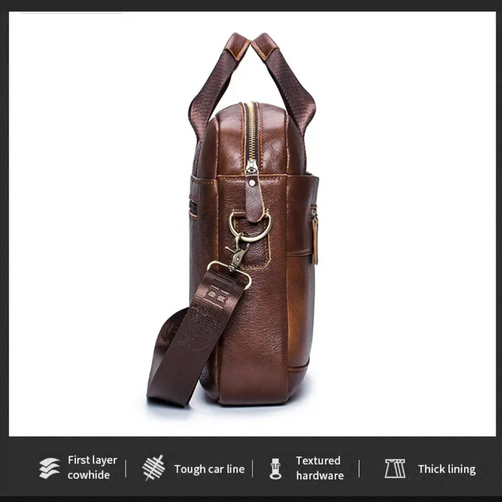 Jacob | Leather Spacious Briefcase Messenger Bag (BUY 1 GET 1 FREE)