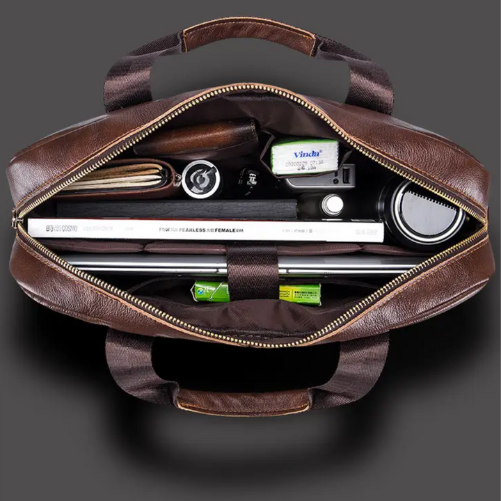 Jacob | Leather Spacious Briefcase Messenger Bag (BUY 1 GET 1 FREE)