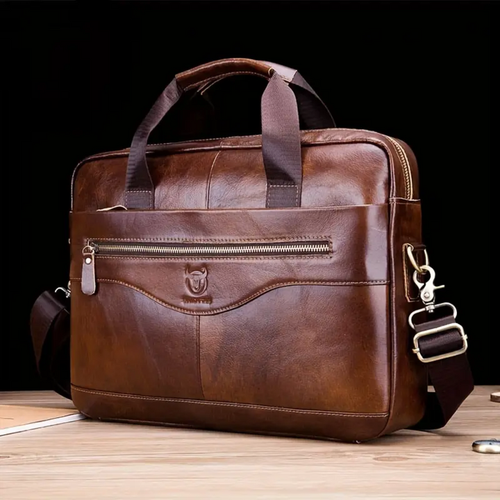 Jacob | Leather Spacious Briefcase Messenger Bag (BUY 1 GET 1 FREE)