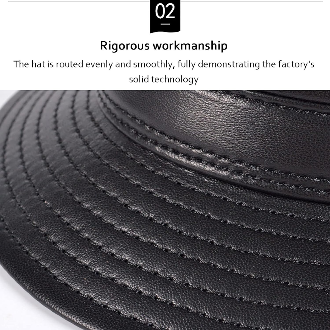 Timothy | Classic Leather Fedora Hat (BUY 1 GET 1 FREE)