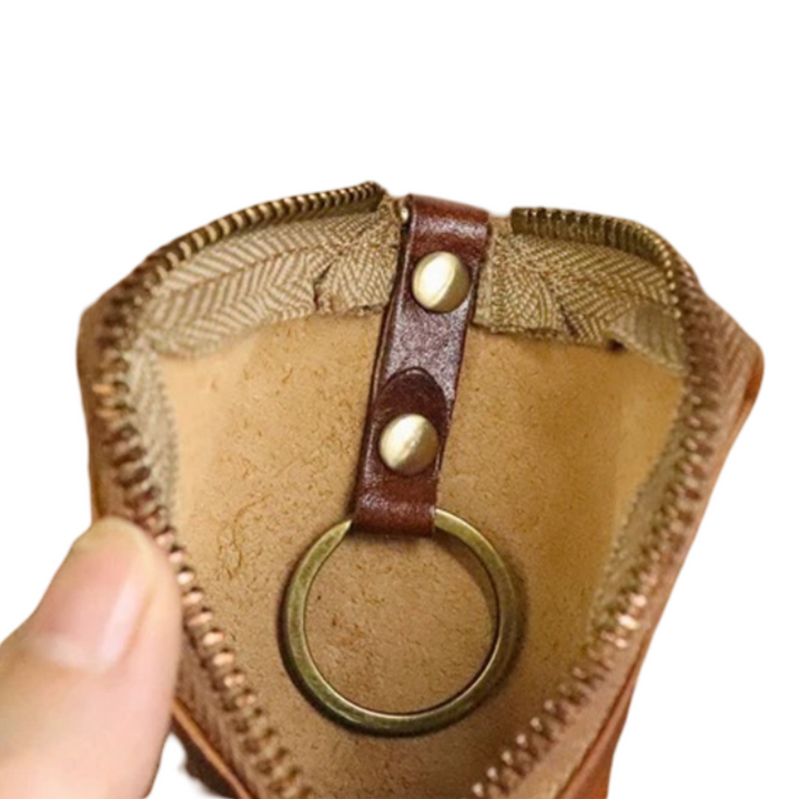 Steve | Leather Zippered Key Holder Wallet (BUY 1 GET 1 FREE)