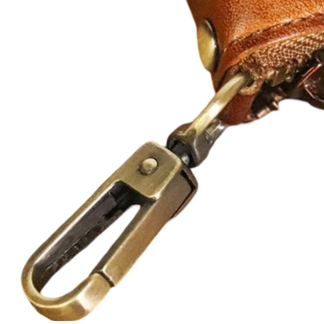 Steve | Leather Zippered Key Holder Wallet (BUY 1 GET 1 FREE)