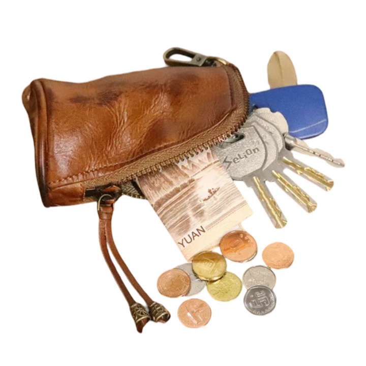 Steve | Leather Zippered Key Holder Wallet (BUY 1 GET 1 FREE)