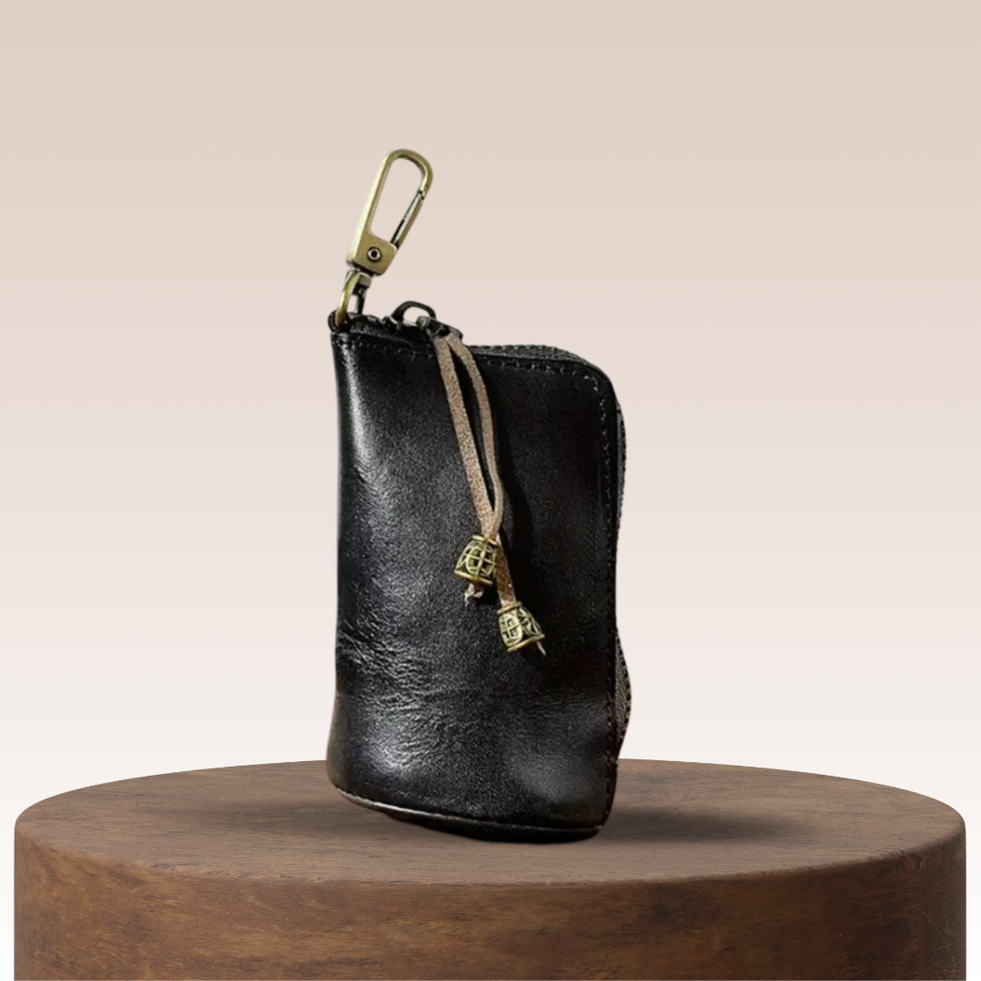 Steve | Leather Zippered Key Holder Wallet (BUY 1 GET 1 FREE)