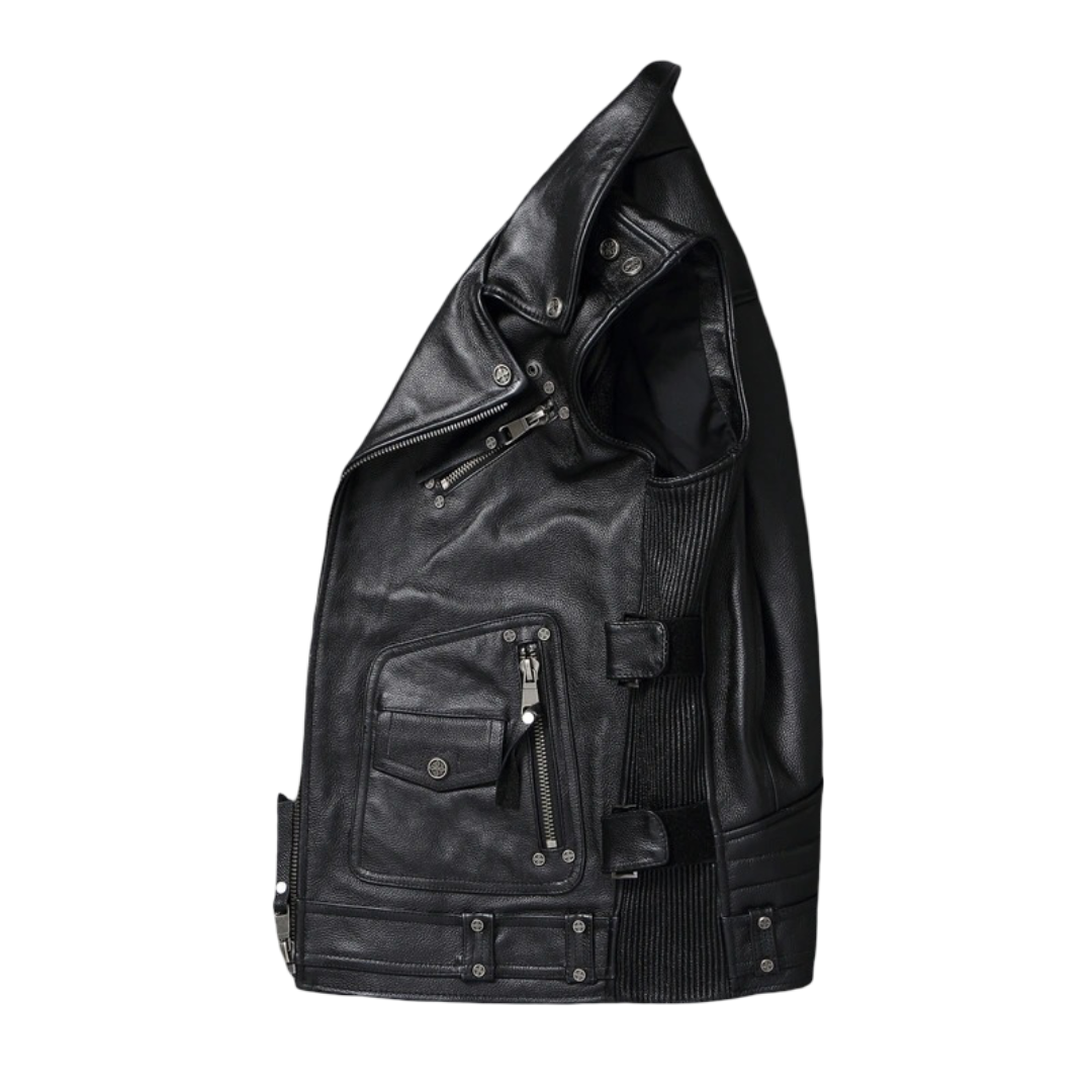 Viggo | Vintage Distressed Leather Vest