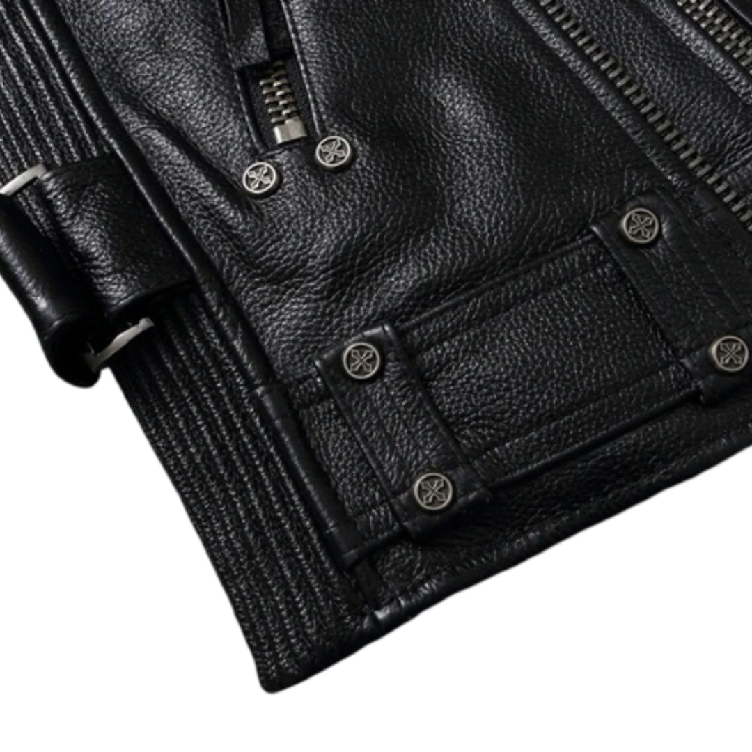 Viggo | Vintage Distressed Leather Vest