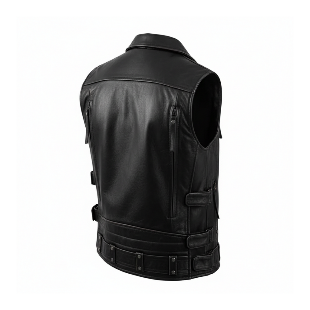Viggo | Vintage Distressed Leather Vest