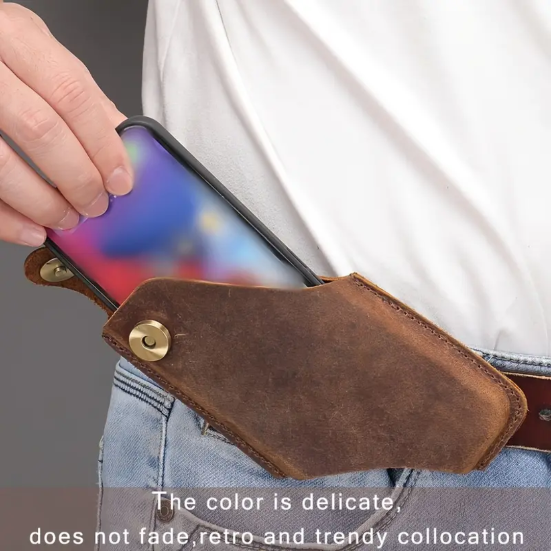 Oswin | Vertical Leather Phone Holster (BUY 1 GET 1 FREE)