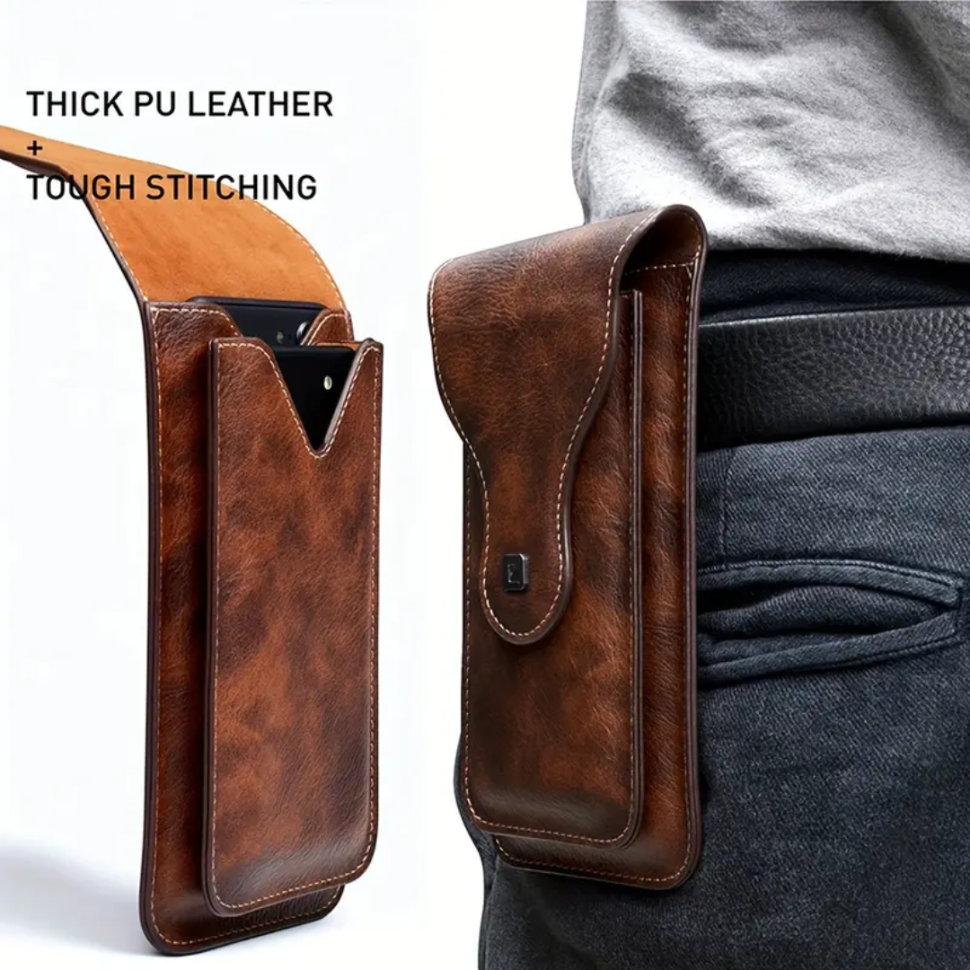 Xavier | Carabiner Clip Leather Phone Holster (BUY 1 GET 1 FREE)