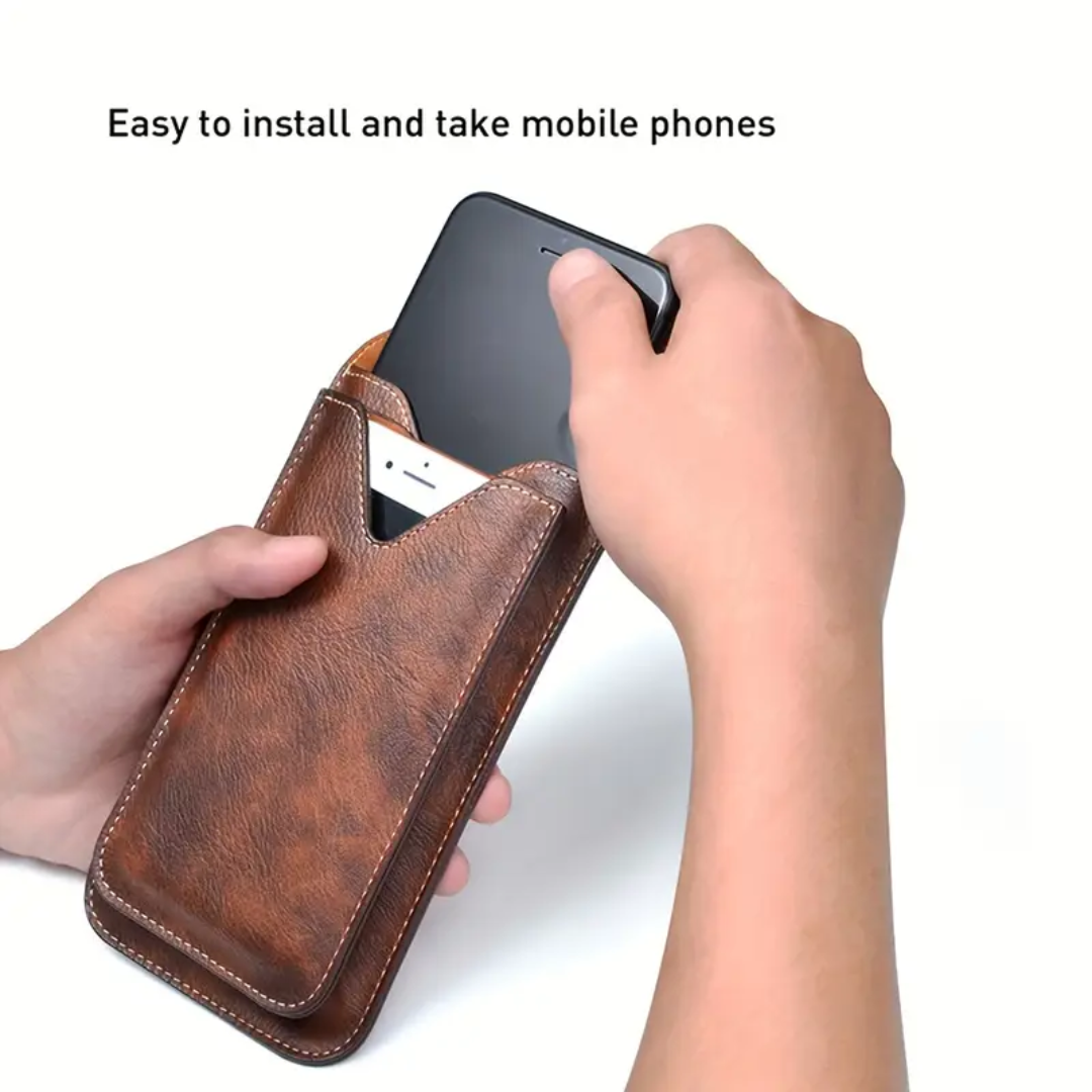 Xavier | Carabiner Clip Leather Phone Holster (BUY 1 GET 1 FREE)