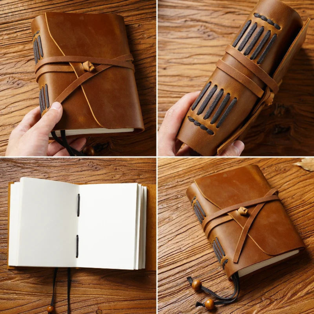 Xevi | Journal Wrap-Tie Notebook (BUY 1 GET 1 FREE)