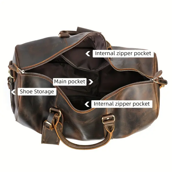 Arden | Classic Leather Duffel Tote (BUY 1 GET 1 FREE)