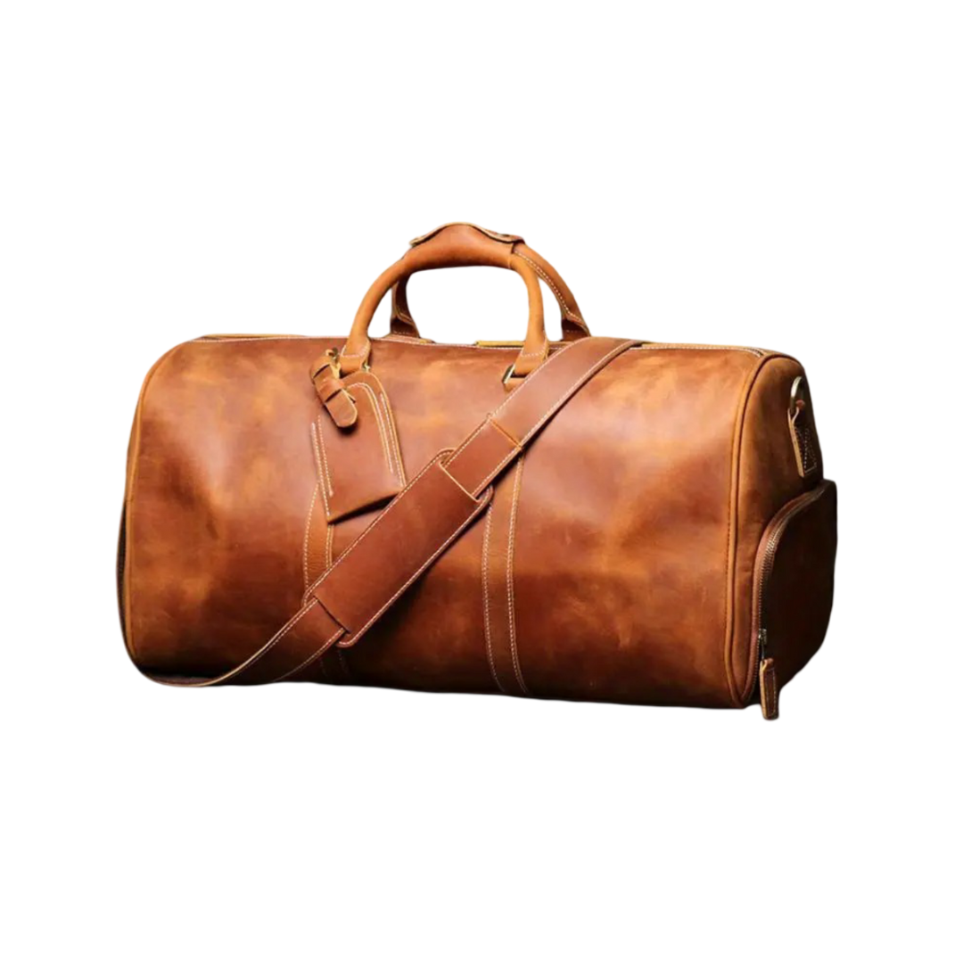 Montgomery | Genuine Top-Layer Cowhide Duffel Crossbody Bag (BUY 1 GET 1 FREE)