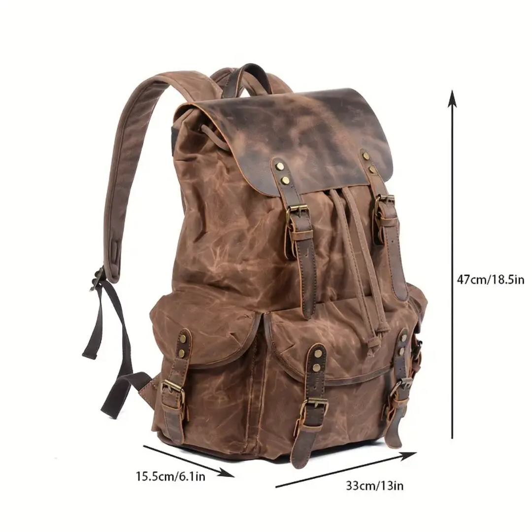 Crosby | Waterproof Retro Canvas Laptop Backpack (BUY 1 GET 1 FREE)