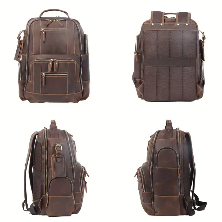 Sterling | Vintage Leather Multi‑Layer Backpack (BUY 1 GET 1 FREE)