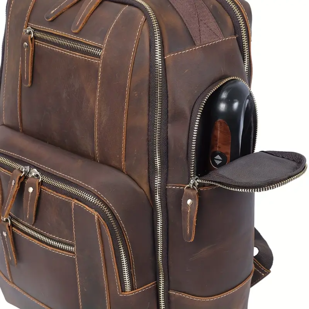 Sterling | Vintage Leather Multi‑Layer Backpack (BUY 1 GET 1 FREE)