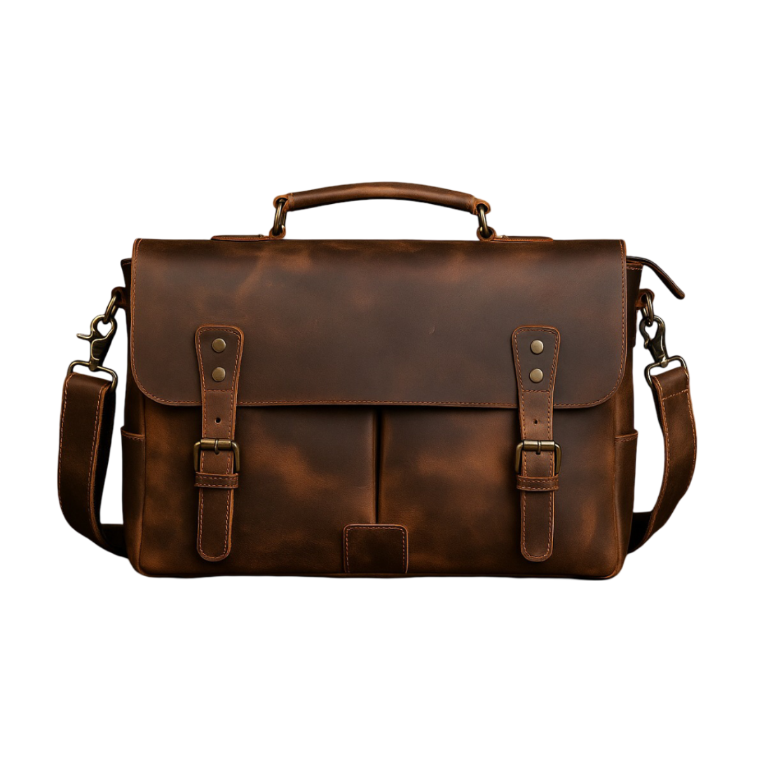 Clinton | Retro Leather Messenger Bag (BUY 1 GET 1 FREE)