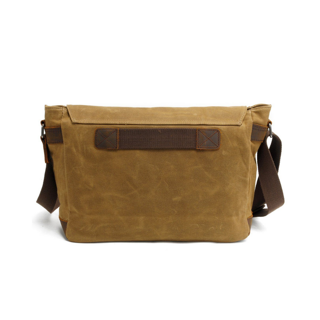 Drake | Waxed Accent Leather Shoulder Bag
