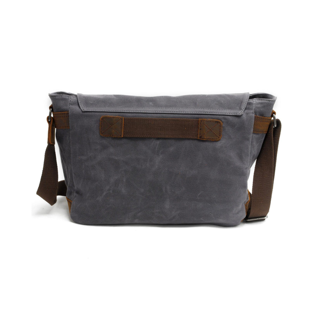 Drake | Waxed Accent Leather Shoulder Bag