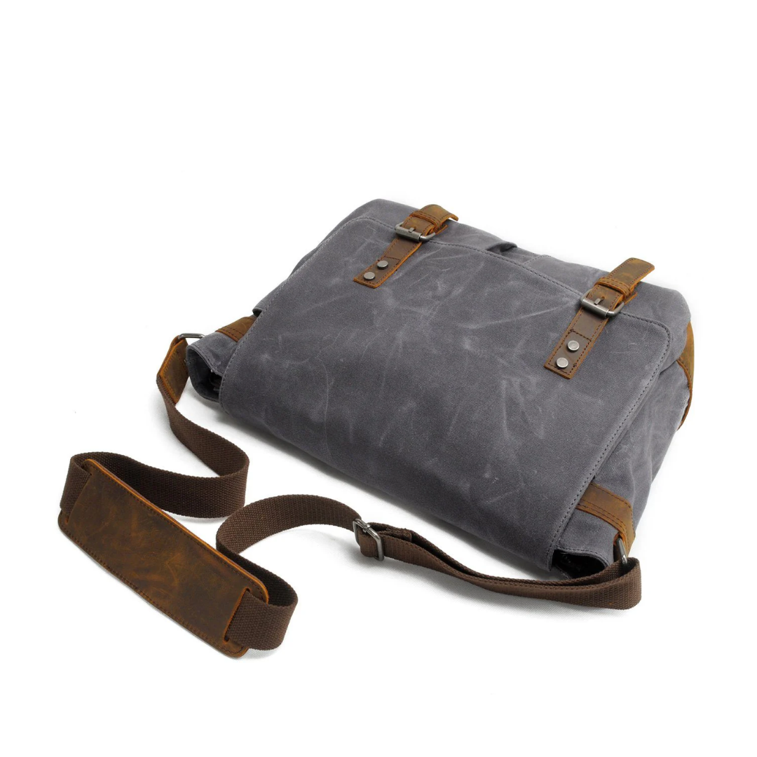Drake | Waxed Accent Leather Shoulder Bag (BUY 1 GET 1 FREE)